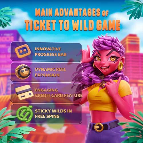 Ticket To Wild slot machine gameplay